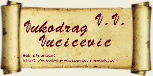Vukodrag Vučićević vizit kartica
